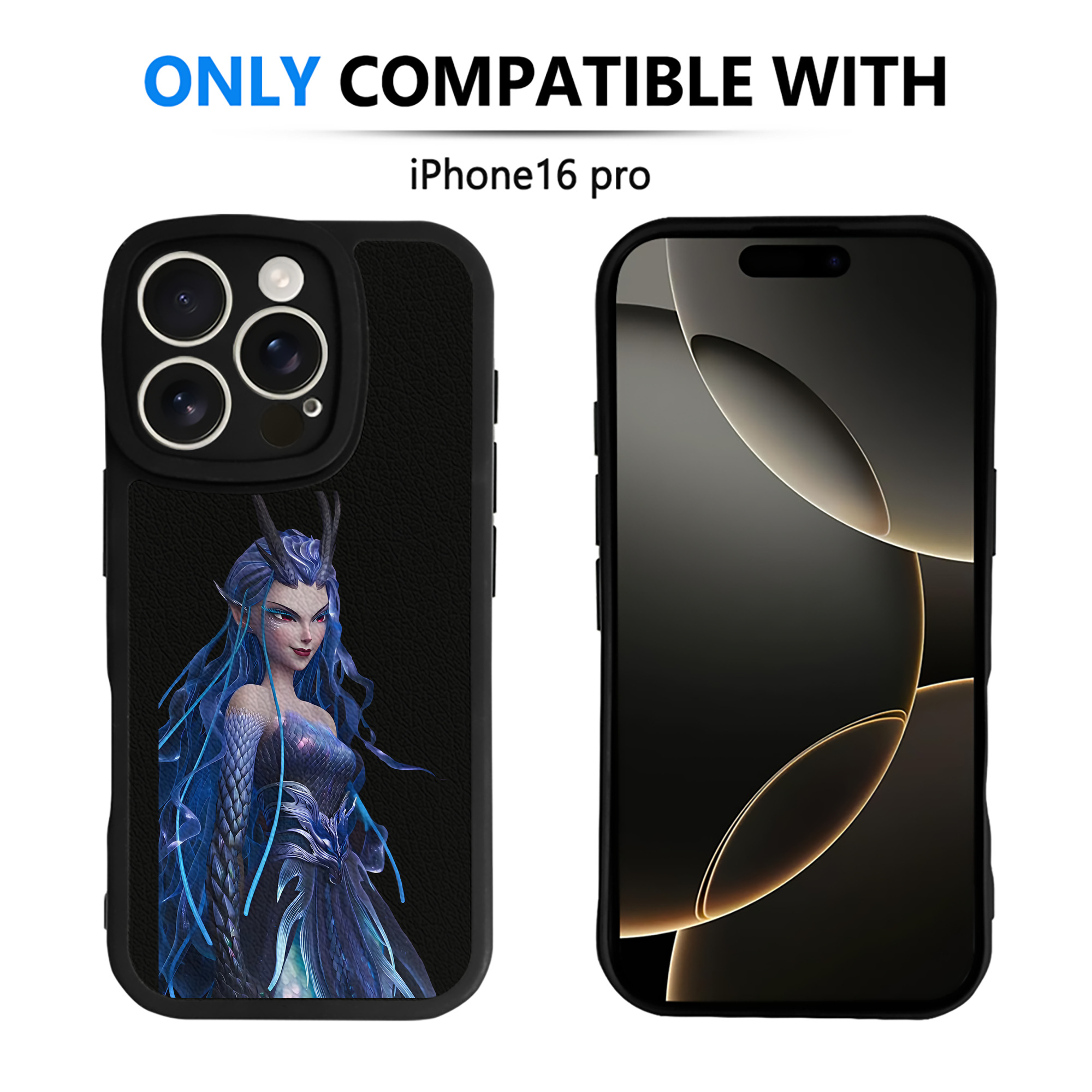 （画像用） Ne Zha 2 ナタ 魔童の大暴れ 【iPhone 16シリーズ対応】シリコンスマホケース（レザー調） 材質：シリコン